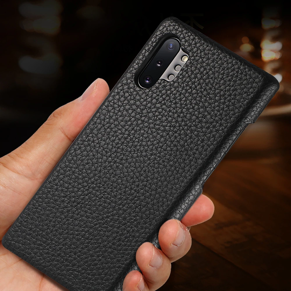 

Retro Genuine Leather Case for Samsung Galaxy Note 10 Plus Note 9 8 S10 S9 S8 Plus S10e Business Super Ultra Thin Shell Back Protective Cover