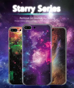 

Stickers for IPhone 6 6s 6P 6sP Back Film Protective Cover Stickers for iPhone 7 7P 8 8P X XS XR XSMAX Sticker Space Star Series