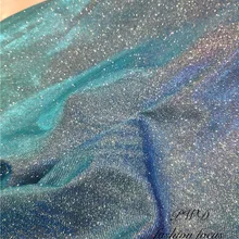 Новейшая блестящая африканская кружевная ткань сетчатая Тюлевая кружевная ткань нигерийская кружевная ткань