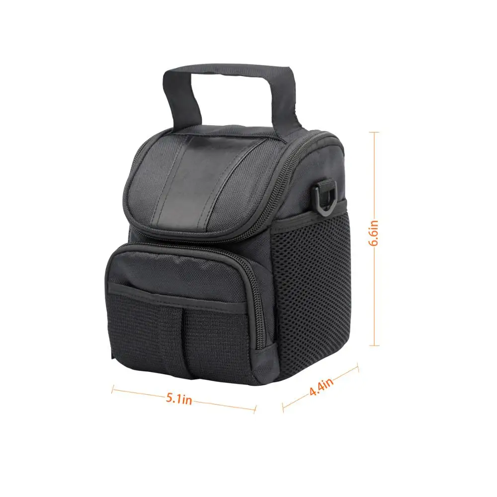 Camera Case Camera Lens Bag fosoto DSLR Camera Shoulder Bag Waterproof Case for Canon EOS 4000D 2000D 1500D 1300D 1200D 1000D 800D 760D 750D 700D 650D 450D