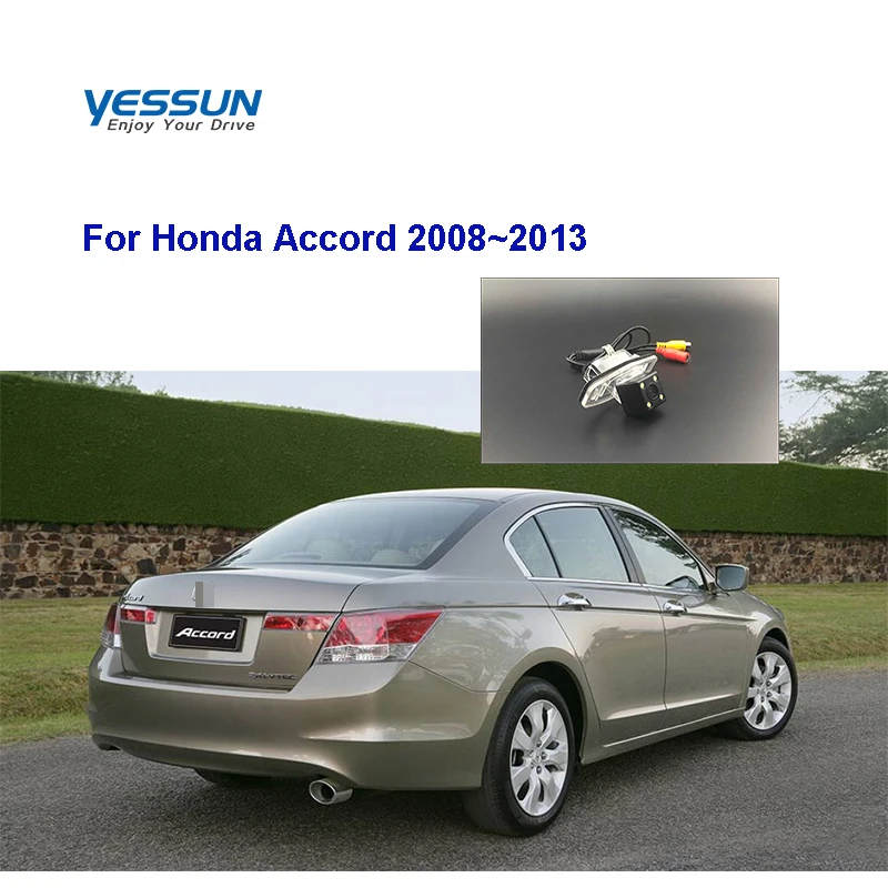 Yessun автомобильный номерной знак камера обратная парковка для honda accord 7 2003-2007 honda accord 8 2008 2009 2010 ПЗС-камера заднего вида