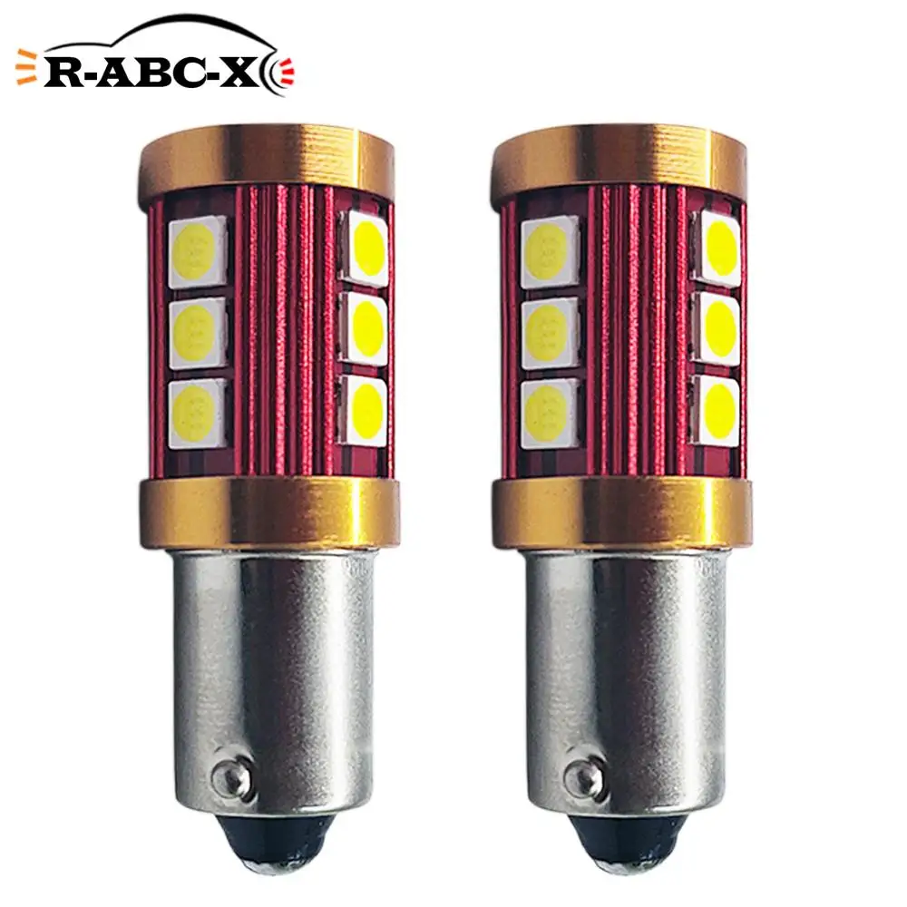 

2 pcs 3030 12smd BA9S T4W Car LED Clearance Lamp Side Positioning Light Backup Tail light 10-30V yellow white 600lm