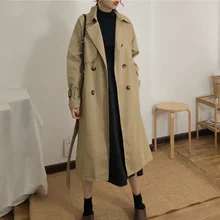 

2021 New Women Trench Cheap wholesale autumn winter Hot selling women's fashion casual Ladies work wear nice Coats