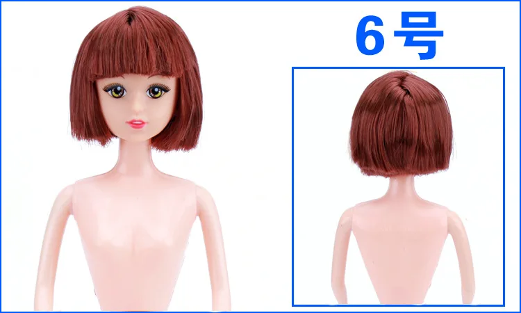 30 см BJD кукла 6 подвижные шарнирные куклы ручной работы торт выпечка кукла дизайн Женская Обнаженная кукла модные волосы куклы игрушки для девочек