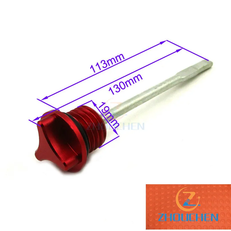CNC алюминиевый красный моторный масляный щуп Dip Stick для Lifan YX 125cc 140cc 150cc 160cc 200cc 250cc китайский питбайк ATV Quad