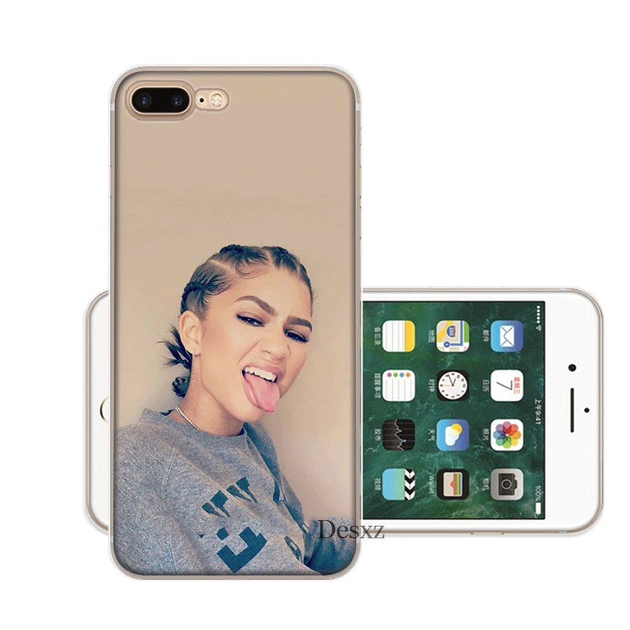 Чехол для мобильного телефона tpu для iPhone 11 Pro X XS Max iPhone XR 6 6S 7 8 Plus 5 5S SE чехол Zendaya Coleman
