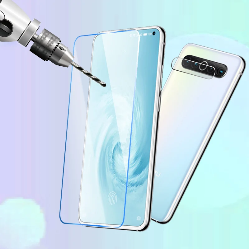 Защитное стекло для экрана 2 в 1 Meizu 16 Plus 16s Pro 16T объектива камеры на 16X 16XS 17 M10 V8