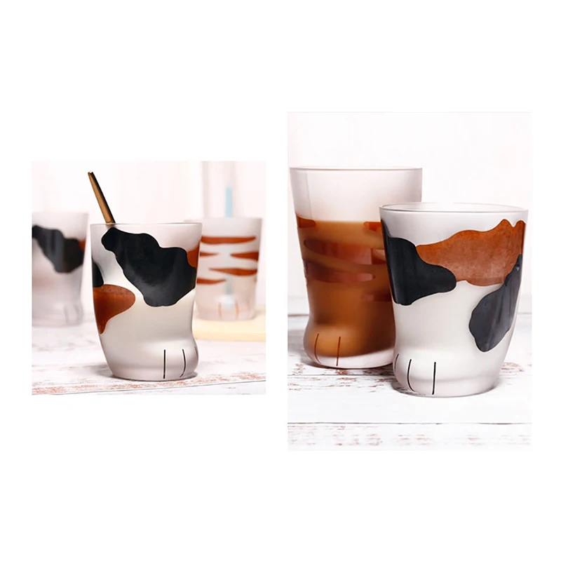 Кружка с рисунком кота, тигра, лапы, для офиса, кофейная кружка, индивидуальная, для завтрака, молока, фарфоровая чашка, для дома, для детей, для пар, чашка
