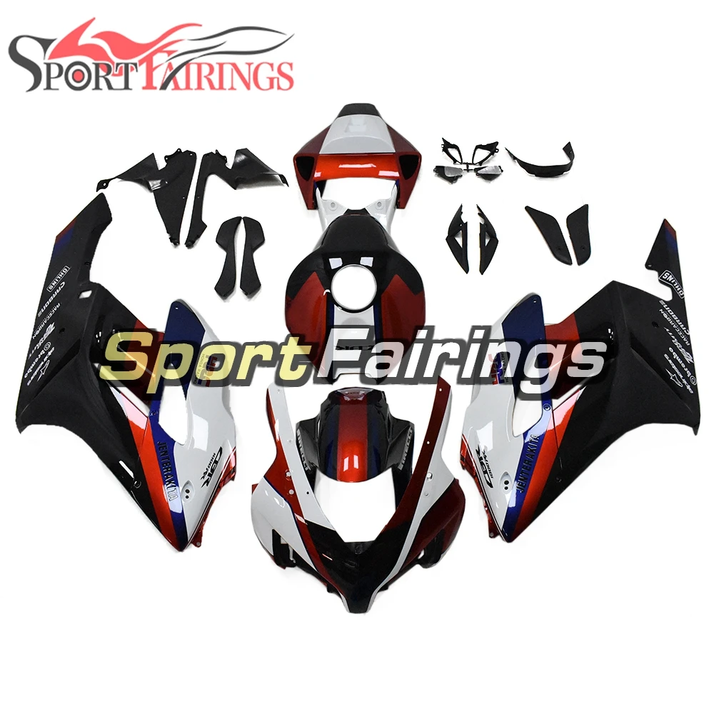 Красный черный и белый Обтекатели для Honda CBR1000 CBR1000RR 04 05 2004 2005 впрыска ABS пластик мотоцикл обтекатель комплект