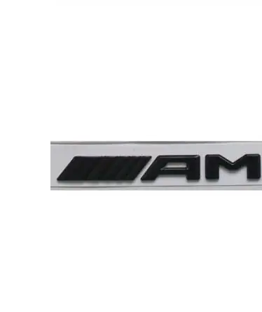 Блеск для губ с черными эмблемами для Mercedes AMG G55 G63 G300 G320 G350 G500 G550 4matic - Цвет: Gloss Black AMG