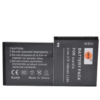 

DSTE 2PCS SLB-07A Camera Battery for Samsung ST50 ST500 ST550 TL100 TL220 TL225 Camera