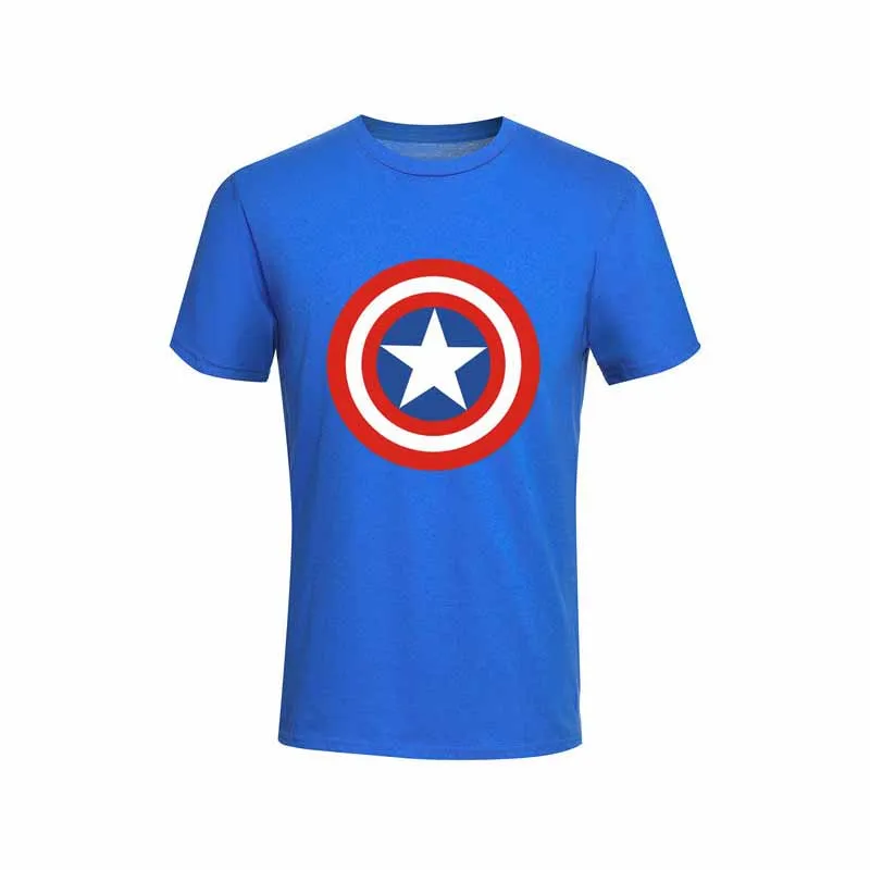 T-shirt Fashion U.S. Captain's Shield Men's Leisure T-shirt Summer New Cotton Short Sleeve loose summer T shirt for men tops tee