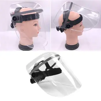 

1pc Face Shield Prevention Versatile Headset Protective Cover Face Mask Baffle