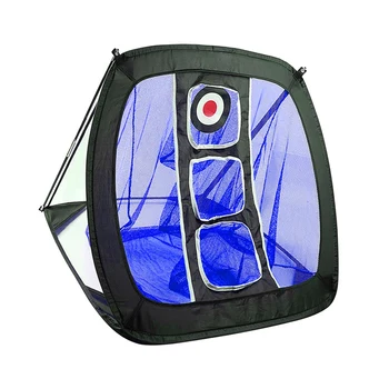 

Portable Golf Practice Training Aids Mats 82 * 72 * 56cm Nylon Golf Practice Net Golf Indoor Outdoor Chipping Pitching Cages