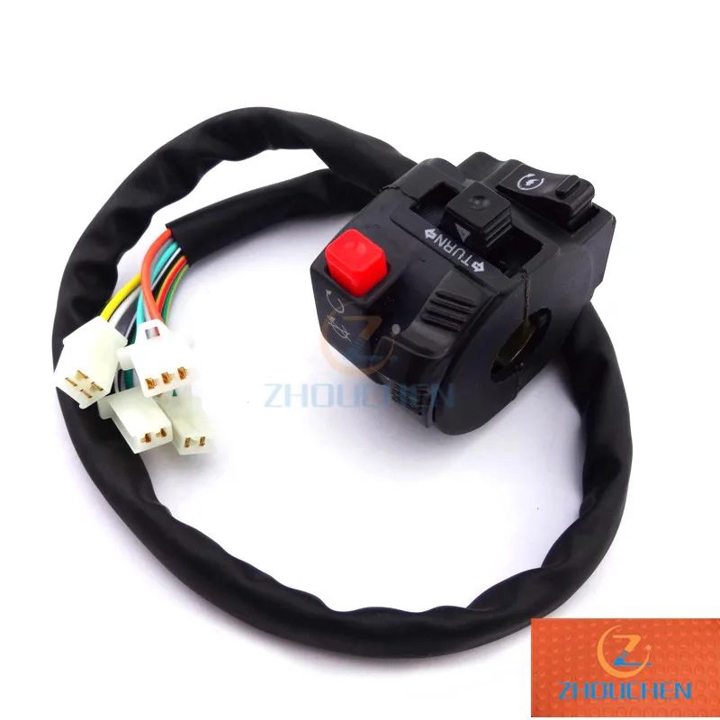 ATV 11 Wires Handle Switch Control 4 functions without Choke For Chinese 50cc 110cc 125cc 150cc 200cc 250cc ATV Quad Parts