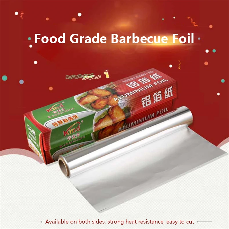 30cm5MetersTinfoilBBQSpecialAluminumFoilPaperForOvensFood