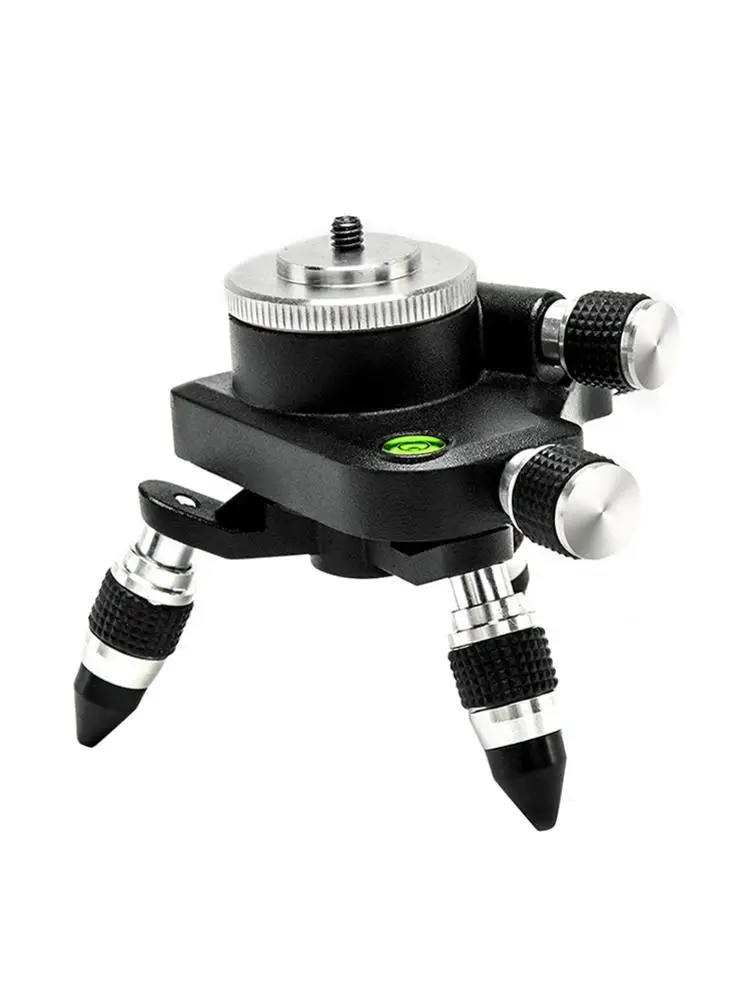 

Laser Level Adapter Metal 360-Degree Rotating Base For Laser Level Tripod Connector, Threaded Mount Micro-adjust Fine Turning