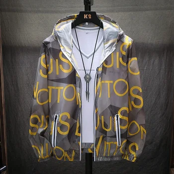 

Nice Waterproof UV Sun Protection Coats For Men woMen quick-drying Jacket Hiking Letter Jacket Outdoor Camping Sport Jackets