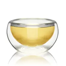 50 мл термостойкая двухслойная стеклянная чайная чашка, кружка для вина, кофе, стеклянная посуда, прозрачная посуда для напитков для дома, кофейня, распродажа