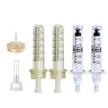 

1set Syringe Ampoule Head And Needle For Hyaluron Acid Pen Mesotherapy Gun Anti Wrinkle Lifting Lip Face Beauty Injector