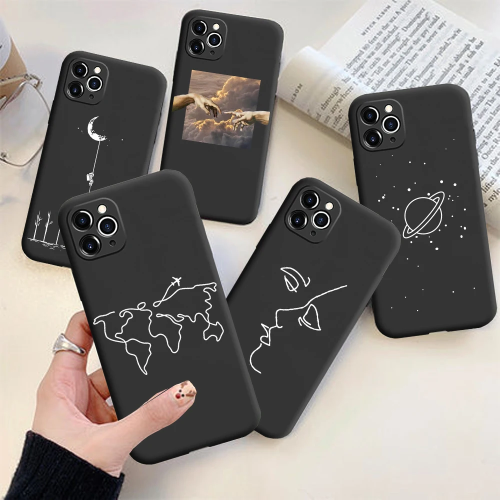 Funy Lover дизайн Мягкий ТПУ чехол для iPhone 7 6s 6 8 Plus X матовый 12 XR XS 11Pro Max 5 5S SE Fundas