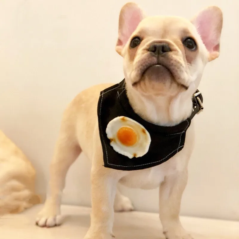 French Bulldog Cute Adjustable 3D Neck Scarf Tie Bowtie Necktie Bandana Collar Neckerchief for Dogs Puppy Pet Dog Leading GZL02