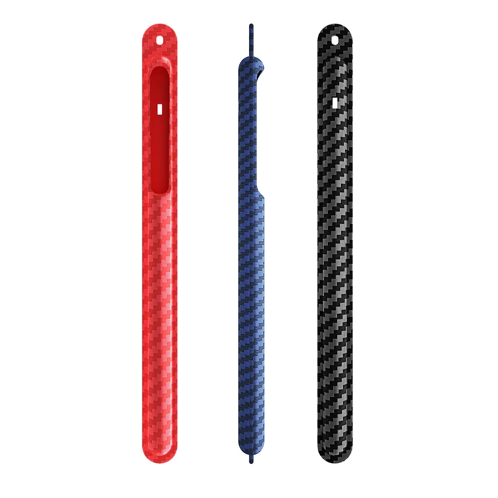 Ouhaobin защитный чехол для планшета для iPad для Apple Pencil 2, чехол из углеродного волокна с держателем