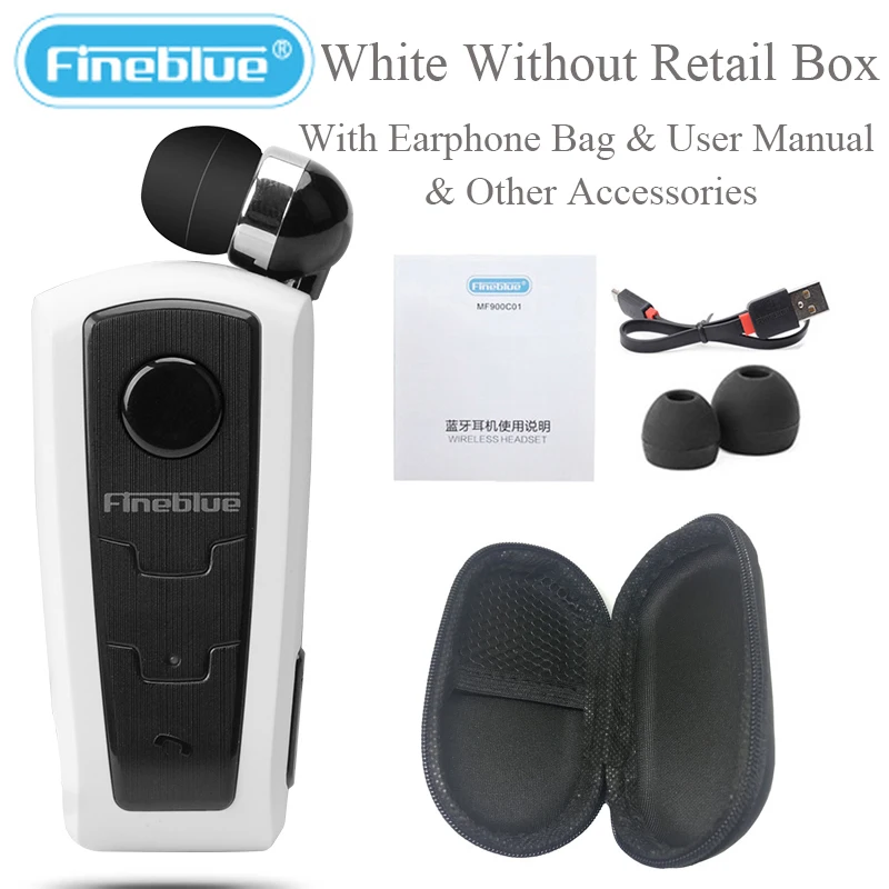 100% оригинальная беспроводная гарнитура Fineblue F910 Bluetooth V4.0 вибрирующие