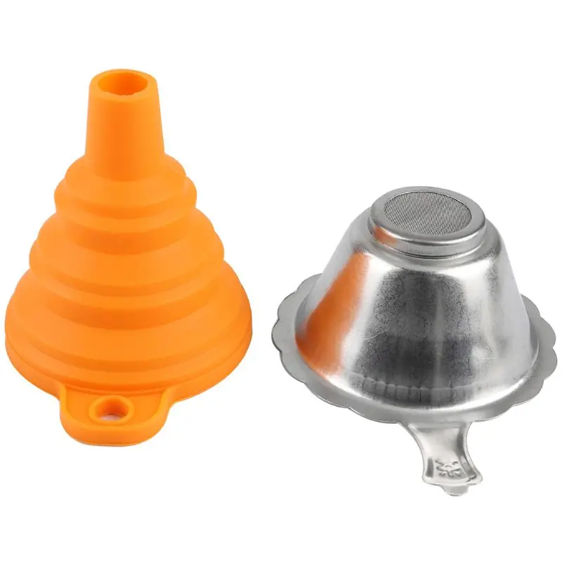 3D Printer Accessories Suit Photosensitive Resin Silicone Funnel Metal Filter E65A 1