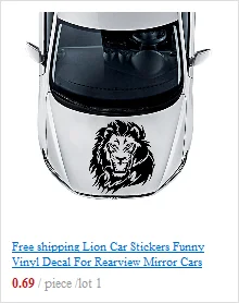 Виниловые наклейки с изображением Льва для автомобиля, светоотражающие украшение для мотоцикла, автомобильные наклейки и наклейки для автомобиля, стильные внешние аксессуары