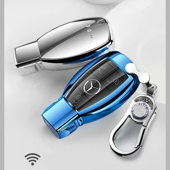 

High quality PC+TPU key case cover Key case protective shell holder for Mercedes benz A B R G Class GLK GLA w204 W251 W463 W176