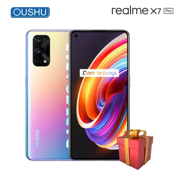 Перейти на Алиэкспресс и купить Realme x7 Pro, двойной режим, 5G, 4500 мАч, 65 Вт, SmartVOOC, 8 ГБ, 256 ГБ, 6,55 дюйма, AMOLED, 120 Гц, частота обновления, мобильный телефон, NFC, 64 мп, Quad, Android