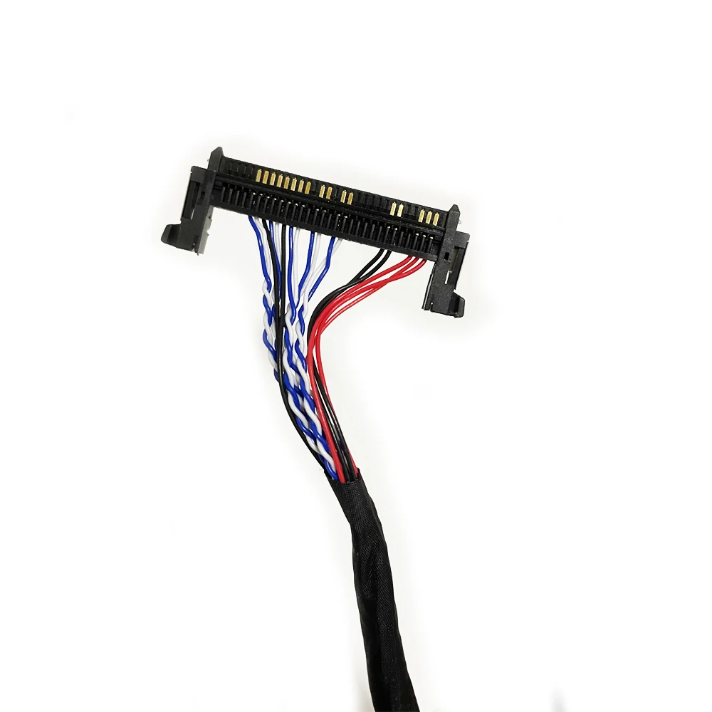 LVDS cable kit 15pcs for 10-65inch screen 20pin 30pin 40pin 51pin 6bit 8bit Commonly used screen cable for TV repair modification