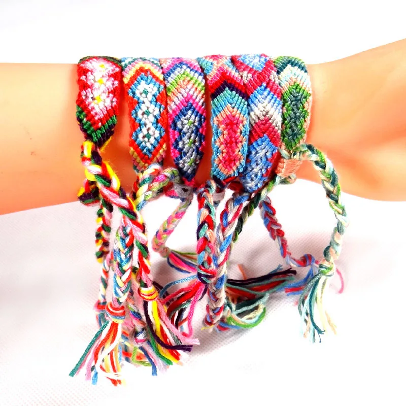 Плетеный браслет Евро американский популярный непальский национальный ветер