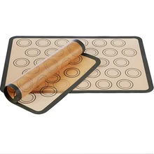 2 шт. силиконовый коврик для выпечки антипригарный коврик для выпечки Противоскользящий коврик для выпечки с высокой термостойкостью