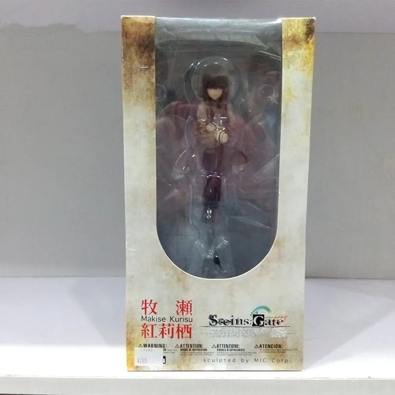Новинка Аниме 21 см Steins Gate Makise Kurisu сидя вер сексуальные девушки 1/8 Масштаб ПВХ фигурка Коллекционная модель игрушки Brinquedos