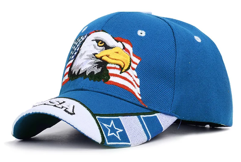 The New Animal Farm Snap Back Trucker Hat Patriotic American Eagle and American Flag Baseball Cap USA 3D Embroidery 2020 grey baseball cap