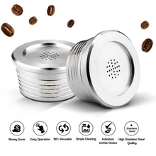 Nespresso многоразовые кофейные капсулы Pod из нержавеющей стали для кофе эспрессо фильтры и трамбовки кухонные аксессуары инструменты