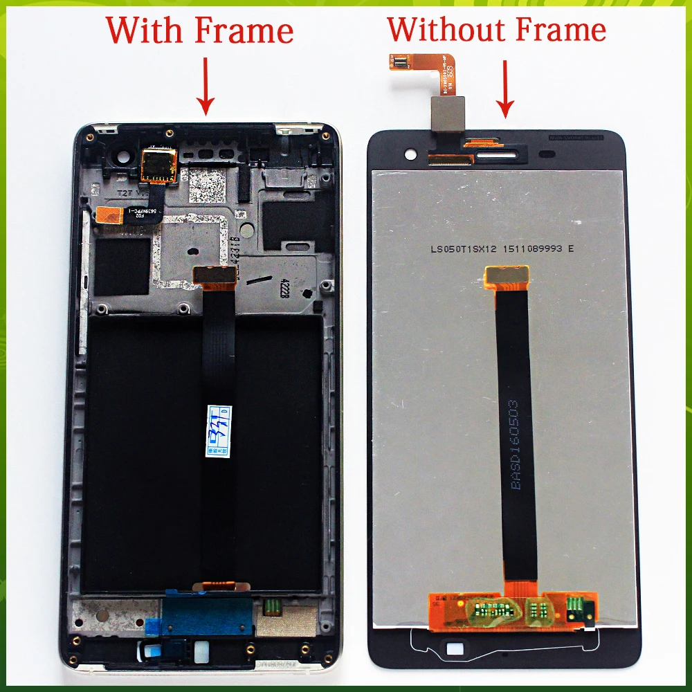 Протестированный сенсорный экран для Xiao mi m4 mi 4 mi4 5,0 дюймовый ЖК-дисплей дигитайзер в сборе с рамкой из закаленного стекла и инструментами