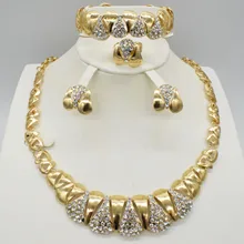 Joyería de moda conjunto de joyas para mujer colgante, pendientes, collar romántico joyería de la boda de fiesta de joyería(China)