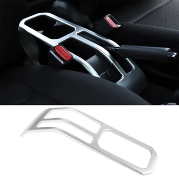 

Silver ABS Central Control Water Cup Holder Frame Cover Trim for Suzuki Jimny 2019-2020 Car Styling