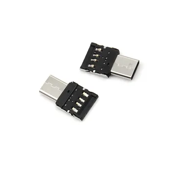 

OTG Adapter Converter For Android Tablet Phone Flash Drive U Disk 2pcs USB 3.1 Type-C Connector Type C Male to USB Female