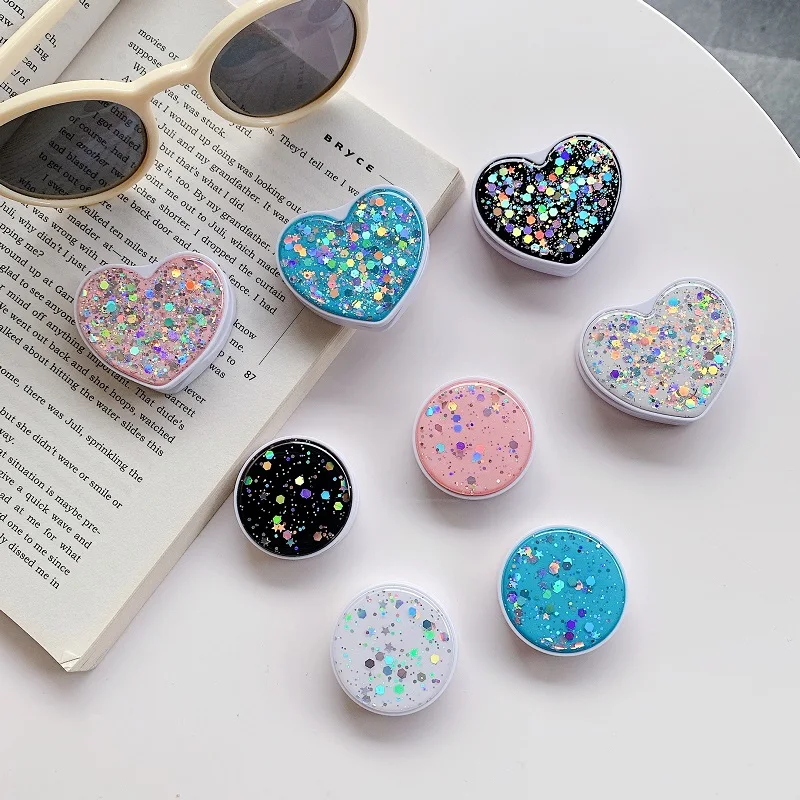 phone stands Mobile Phone Finger Ring Stand Holder 360 Rotation Whorl Luxury Bling Crystal Round Mount Holder for iphone Huawei Redmi Samsung cell phone stand holder