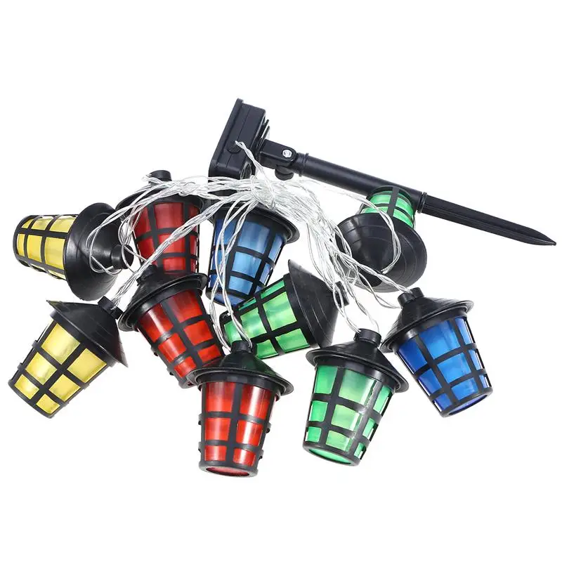 

2.5 Meters 10 LEDs Waterproof Solar String Lights Decorative Lantern Outdoor Lamp For Party Patio Garden Yard