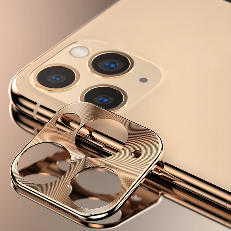 Защитная пленка для объектива камеры для iPhone X XS MAX XR металлическая защитная крышка для камеры чехол для iPhone 11 Pro Max Крышка для камеры - Цвет: gold