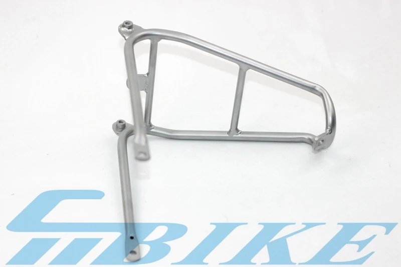 Алюминиевый сплав Q Тип задние стойки с Easywheels для Brompton велосипедный багаж Перевозчик Для Brompton