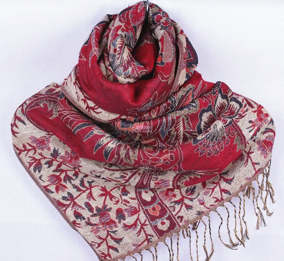 180*70cmLady Echarpes Foulards женский шарф, Женский двухсторонний большой длинный шарф из пашмины с кисточками, шаль, Mujer Bufanda