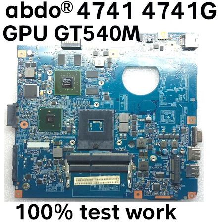 Материнская плата для ACER 4741 4741G MS2203 MS2206 48.4gy2.051 материнская ноутбука PGA989 GPU GT540M HM55