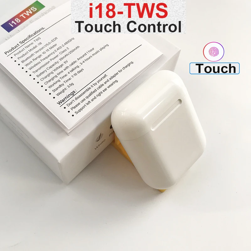 I12 i11 TWS беспроводные наушники i18 i9s i7s tws Bluetooth наушники спортивные стерео наушники с зарядным устройством для телефона
