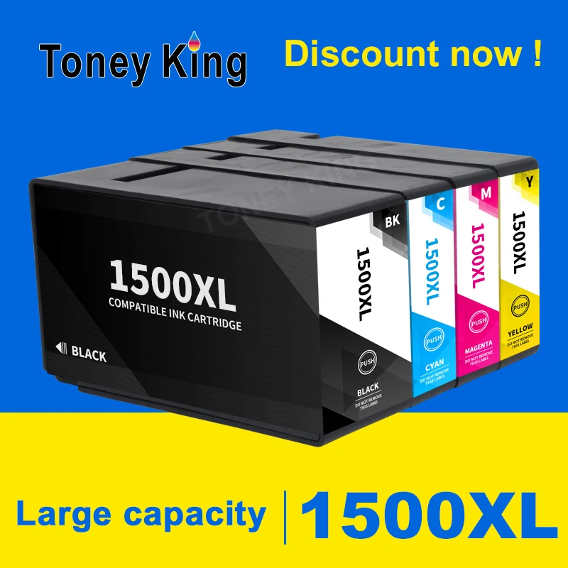 

Toeny King Compatible Ink Cartridges For Canon PGI 1500 1500XL MAXIFY MB2050 MB2150 MB2350 printers Cartridge PGI-1500 PGI1500